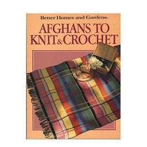 Vintage 1988 Better Homes Gardens: Afghans To Knit &amp; Crochet Book Craft Handmade - £27.96 GBP