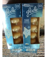GLADE Scented Oil Candle refills FROSTED COOKIES VANILLA &amp; SUGAR SCENT 2... - £20.71 GBP