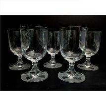 Lalique Crystal Fully Signed 5 Wine Glasses H- 5.5&quot;. - £352.35 GBP