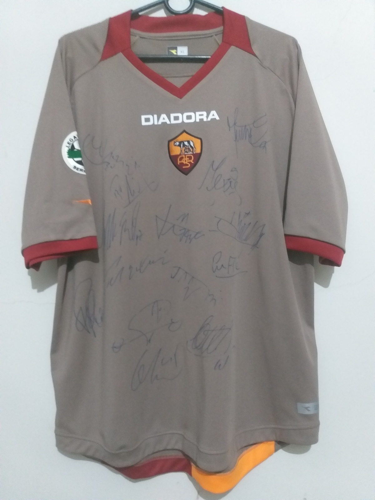 Jersey / Shirt AS Roma Season 2006-2007 #10 Totti - Match Worn & Autographed  - $1,500.00