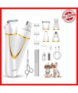 4 in 1 Small Pet Grooming Set - Waterproof &amp; Cordless With Nail Grinder - $35.63
