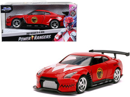 2009 Nissan GT-R (R35) Red Red Ranger&#39;s &quot;Power Rangers&quot; 1/32 Diecast Model Car b - £18.77 GBP