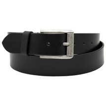 Paul Walter Casual Genuine Leather Belt with Heavy Antique Buckle / Black - £11.64 GBP+