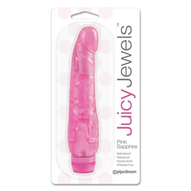 JUICY JEWELS PINK SAPPHIRE VIBRATOR - $24.74