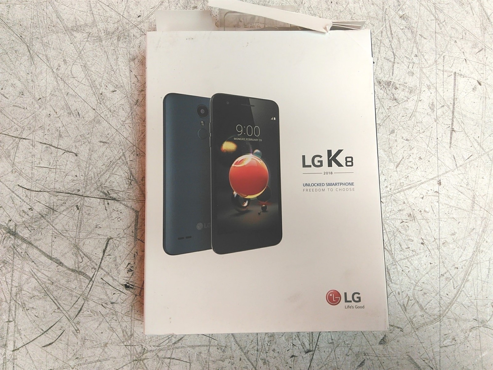 LG K8 2018 4G LTE 5.0" 8MP 16GB Blue Unlocked Smartphone No Battery - $49.50