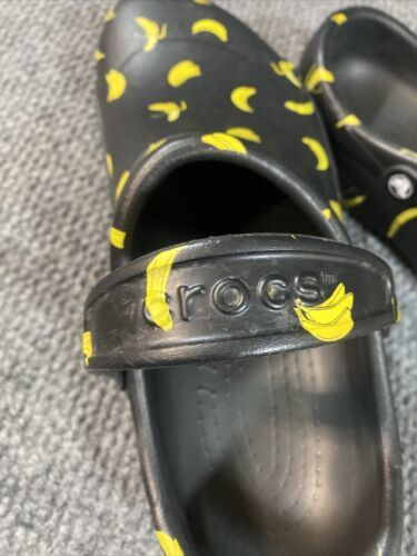 Crocs Bistro Graphic Clog Banana Work Shoes Men's Size 15 Comfort Slip ...