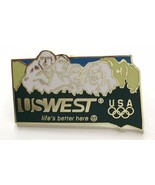 USWEST - Life&#39;s Better Here - South Dakota - USA Olympic Lapel/Hat Pin B... - £15.78 GBP