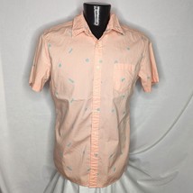 Men&#39;s Shirt Sonoma Button Up Shirt For Men Peach Large - £7.59 GBP