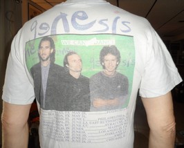 Genesis Faded Vintage 1992 We Can&#39;t Dance US Tour Dates T-Shirt Large Hanes Beef - £19.70 GBP
