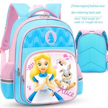 Disney Mickey Mouse Minnie Kindergarten Lovely Backpack Anime Figure Girls Boys  - £56.37 GBP
