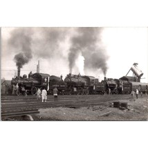 Vintage Historic RPPC Postcard, Union Pacific Railroad Engine 136 Train - £30.16 GBP