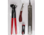 Gatsby Farrier Tool Kit 4 Pc Double Sided Tanged File - $118.75