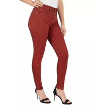 Seven7 ~ Womens&#39; Size 10 ~ Fired Brick ~ Tummy-less ~ High Rise ~ Skinny... - £35.29 GBP
