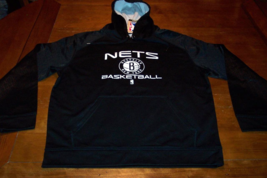 Brooklyn Nets Nba Hooded Hoodie Sweatshirt Large New w/ Tag Basketball - £39.14 GBP