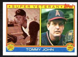 California Angels Team Tommy John Super Veteran 1983 Topps #736 ! - £0.39 GBP