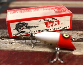 Vintage Heddon Tiny Lucky 370-RH Fishing Lure - $22.49