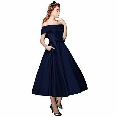 Plus Size Off The Shoulder Short Prom Homecoming Dresses Navy Blue US 20W