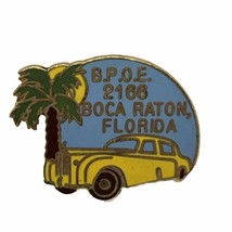 Boca Raton Florida Elks Lodge 2166 Benevolent Protective Order Enamel Ha... - $7.95