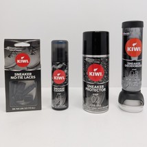 Kiwi 3 Step Sneaker Care Kit Cleaner Protector Deodorizer Shoe Maintenan... - $696.95 MXN