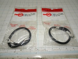 Rotary 1941 Battery Cable Black 12&quot; QTY 2 Cables - $16.43