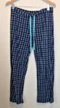 Cynthia Rowley Flannel Lounge Pants Size L Anchors - $25.34