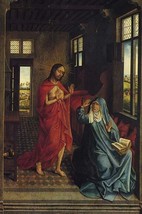 Christ appearing to the virgin by Rogier Van der Weyden - Art Print - £17.19 GBP+