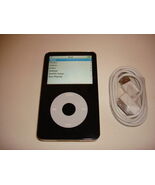 APPLE  iPOD  CLASSIC  5.5 GEN.  CUStOM  BLACK  80GB...WOLFSON CHIP... - $209.99