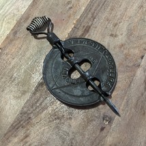 Vintage 5 Inch Stove Pipe Flue Damper, Freeport, Illinois USA REVERSIBLE - $16.00