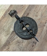 Vintage 5 Inch Stove Pipe Flue Damper, Freeport, Illinois USA REVERSIBLE - $304.10 MXN