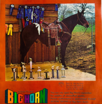 1968 Big Horn Western Horse Saddles Advertisement No 1880 King Leather D... - $457.13 MXN
