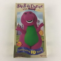 Barney VHS Tape Sing &amp; Dance With Barney Purple Dinosaur Sing Along Vintage - $14.80