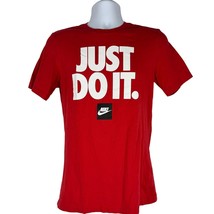 Nike Tee Men&#39;s Short Sleeved Crew Neck T-Shirt Size S Red - £10.99 GBP