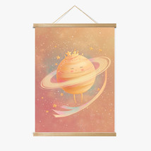 Planet Cronus Magnetic Wood Frame Hanger by Dancing Littles Jungle - $39.99