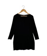 Eileen Fisher Dress Womens S Jersey Knit Tencel Long Sleeve Pocket Shift... - $738.69 MXN