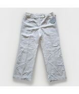 Emma James Wide Leg Pants Womens 16 Ivory Linen Blend Trousers Lined Was... - $446.01 MXN