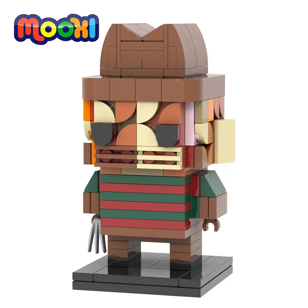 MOOXI Horror Movie 167Pcs MOC Brick a Nightmare on Elm Street Freddy Krueger - £13.39 GBP
