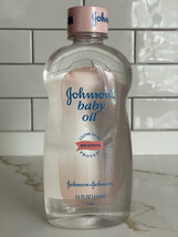 Vintage Johnson&#39;s Baby Oil Glass Bottle 14 fl oz Sealed New Old Stock 1996 READ - $27.12