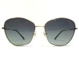 Vogue Sonnenbrille Vo4232-s 848/4l Gold Glänzend Cat Eye Rahmen Mit Blau... - $60.23