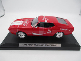 Coca-Cola Motor City 1971 Ford Mustand Sportsroof Die Cast Model 1:24 Sc... - £35.61 GBP