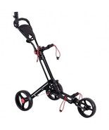 Foldable 3 Wheel Golf Pull Push Cart Trolley - $5,055.63 MXN