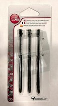 Subsonic Nintendo DS Anti-Scratch Telescoping Stylus Pens 3-Pack Black D... - $8.42
