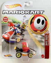 NEW Mattel GRN25 Hot Wheels Mario Kart 1:64 SHY GUY Standard Kart Diecast Car - £11.21 GBP