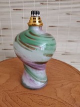 LA TEE DA  Queen of Mardi Gras Oil Lamp Glass  - £29.89 GBP