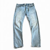 Todd Snyder Men’s Straight Fit Jeans Sz 36x34 Light Blue Distressed Wash... - $68.95 CAD
