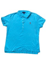 Polo Ralph Lauren Polo Shirt Boys Youth Size XL Short Sleeve Aqua Blue - £10.23 GBP