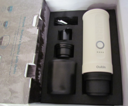 Outin Nano White Portable Electric Espresso Machine 3-4 Min  Open Box - $2,054.09 MXN