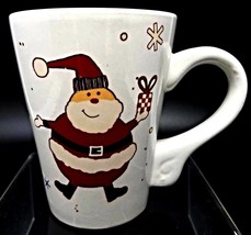 California Pantry 2010 Santa Multi-Color Snowflakes Christmas Cup Mug 11 OZ - £5.30 GBP