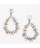 NWT Women&#39;s LOFT Silver Tone Snow Day Drop Earrings - €21,14 EUR