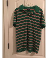 Polo Jeans Co. by Ralph Lauren Men&#39;s Red Striped Polo Shirt Size XL Green - $35.89