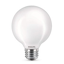 60-Watt Equivalent G25 LED Light Bulb Daylight Frosted Glass Globe Light... - £18.03 GBP
